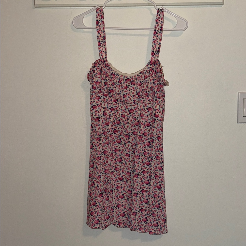 Trixxi Pink and Blue Patterned Dress